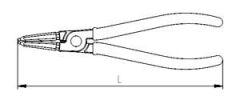 İzeltaş İç Segman Pense (Düz) 180mm