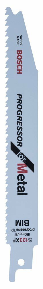 Bosch  S 123 XF - 25'li Paket Progressor Serisi Metal için Panter Testere Bıçağı