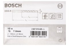 Bosch HSS-R 7*109 mm 10'lu Paket