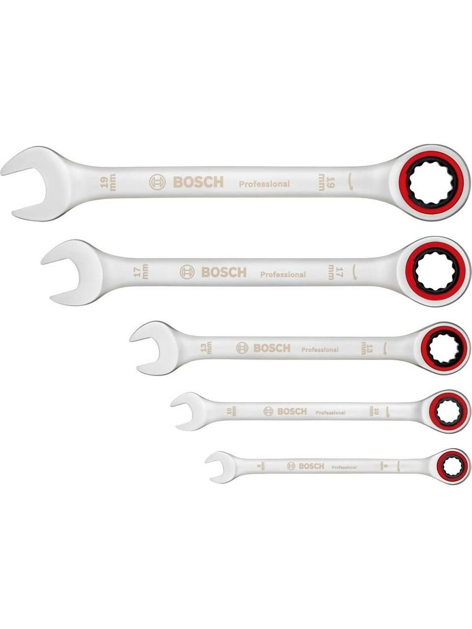 Kombinasyon anahtarı 5pc Ratchet Set sat BOSCH 1600A02Z3D