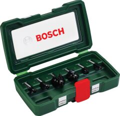 Bosch 2607019463 Ahşap Freze Uç Seti 6 Parça 8 mm Sap