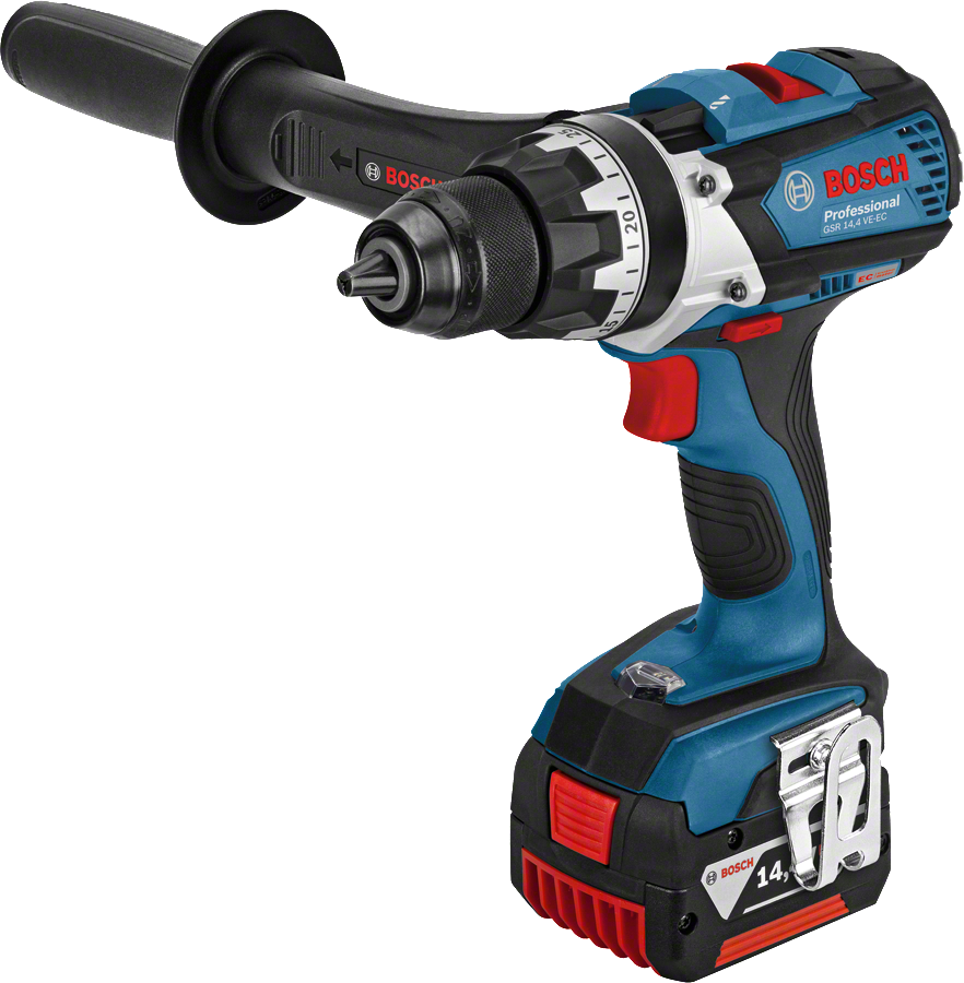 Bosch Professional GSR 14,4 VE-EC 4 Ah Çift Akülü Delme/Vidalama - Kömürsüz Motor