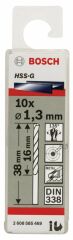 Bosch HSS-G Metal Matkap Ucu 1,3*38 mm 10'lu