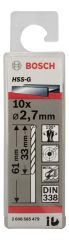Bosch HSS-G Metal Matkap Ucu 2,7*61 mm 10'lu