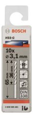 Bosch HSS-G Metal Matkap Ucu 3,1*65 mm 10'lu