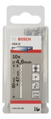 Bosch HSS-G Metal Matkap Ucu 4,6*80 mm 10'lu