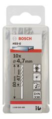 Bosch HSS-G Metal Matkap Ucu 4,7*80 mm 10'lu