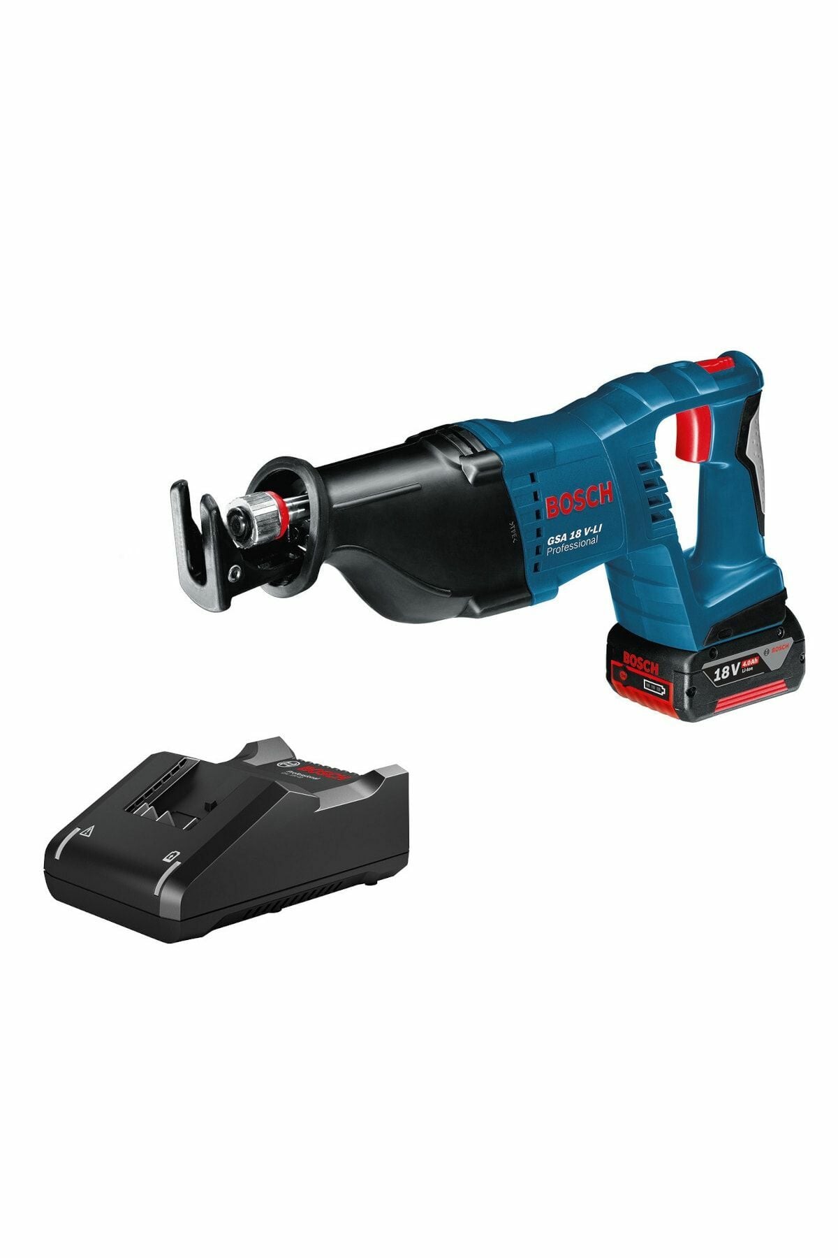 Bosch GSA 18V-Li Çift Akülü 4 Ah Tilki Kuyruğu Testere
