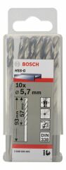 Bosch HSS-G Metal Matkap Ucu 5,7*93 mm 10'lu