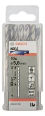 Bosch HSS-G Metal Matkap Ucu 5,8*93 mm 10'lu