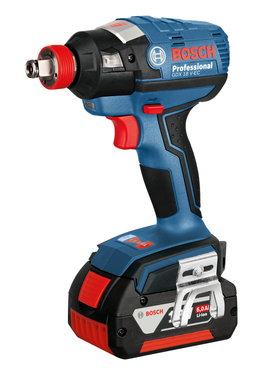 Bosch Professional GDX 18 V-EC 4 Ah Çift Akülü Darbeli Somun Sıkma - Kömürsüz Motor