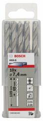 Bosch HSS-G Metal Matkap Ucu 7,4*109 mm 10'lu
