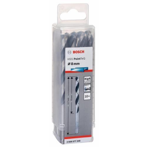 Bosch HSSPointTeQ Metal Matkap Ucu 8,0mm 10'lu