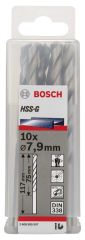Bosch HSS-G Metal Matkap Ucu 7,9*117 mm 10'lu