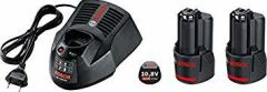 Bosch GAL 1230 CV +2 x GBA 12V 2 Ah Başlangıç seti - 2 Adet Akü 1 Adet Şarj Cihazı