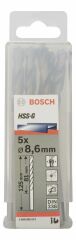 Bosch HSS-G Metal Matkap Ucu 8,6*125 mm 5'li