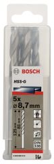 Bosch HSS-G Metal Matkap Ucu 8,7*125 mm 5'li