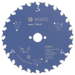 Bosch EXW Daire Test. Bıç. 160*20 mm 24 D E