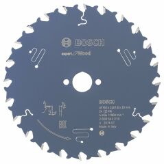 Bosch EXW Daire Test. Bıç. 160*20 mm 24 D E