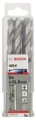 Bosch HSS-G Metal Matkap Ucu 11,6*142 mm 5'li