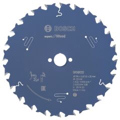 Bosch EXW Daire Test. Bıç. 184*20 mm 24 D E