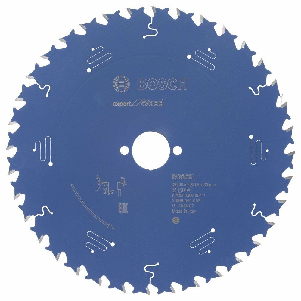 Bosch EXW Daire Test. Bıç. 230*30 mm 36 D E