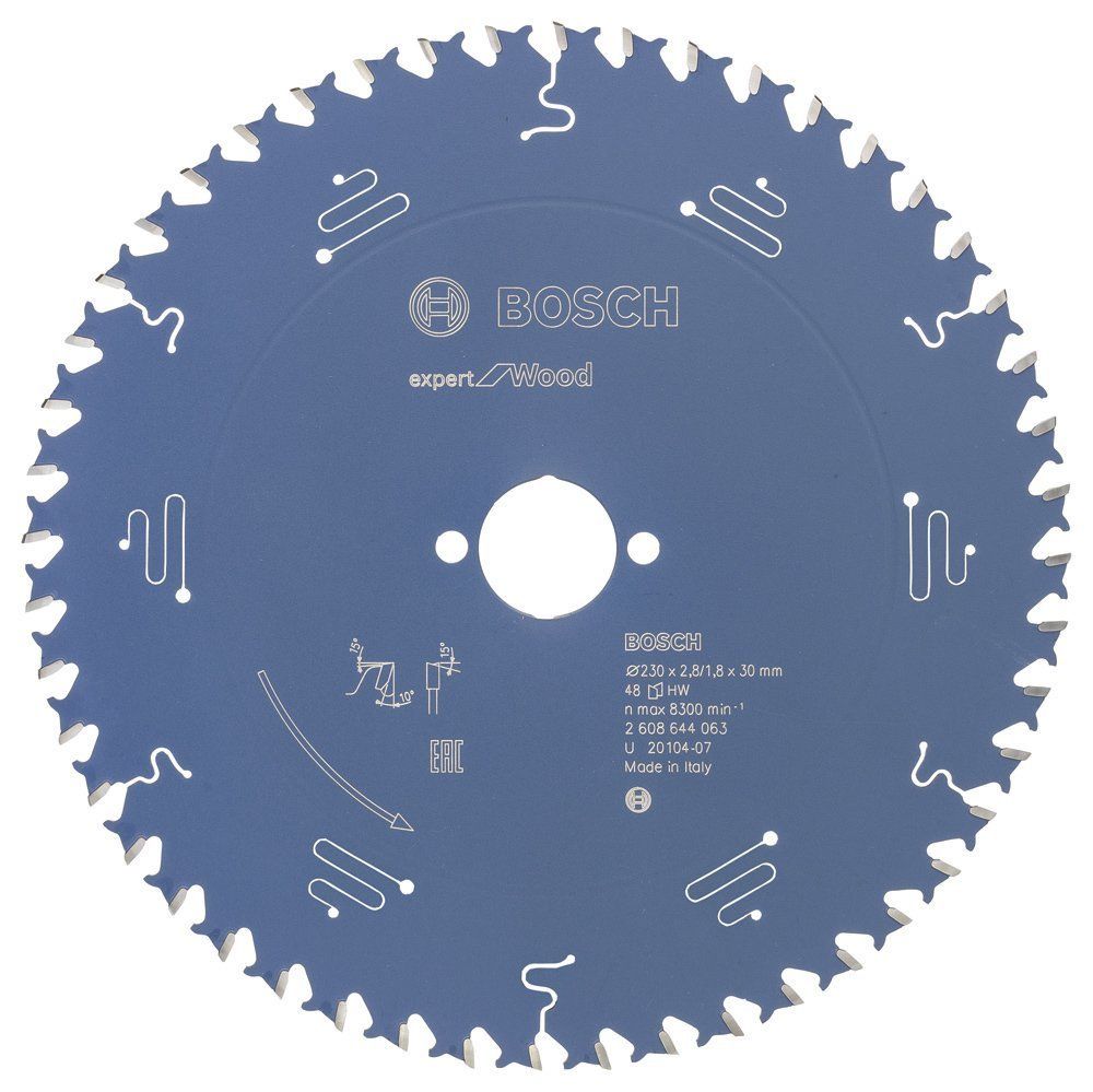 Bosch EXW Daire Test. Bıç. 230*30 mm 48 D E
