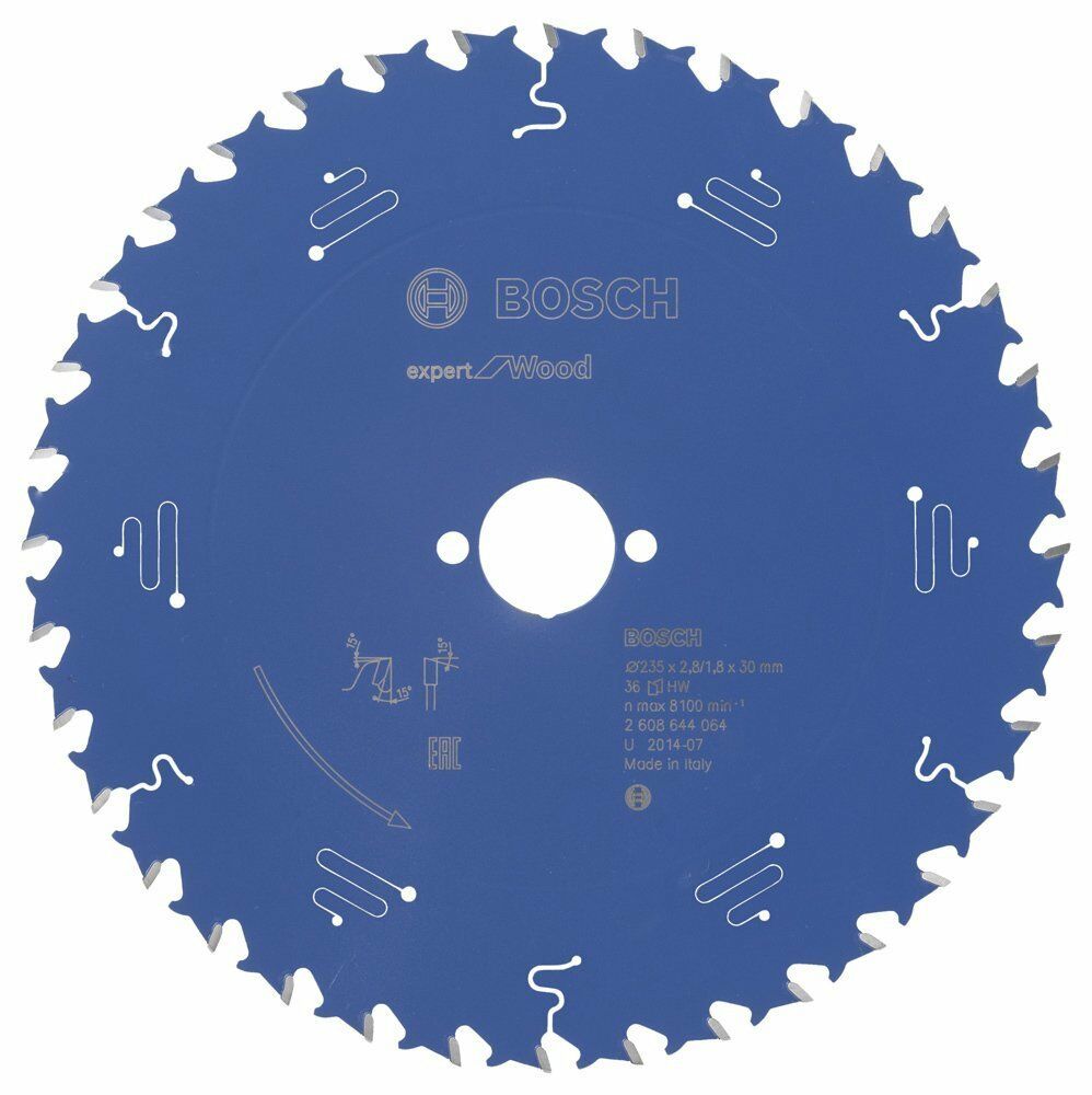 Bosch EXW Daire Test. Bıç. 235*30 mm 36 D E