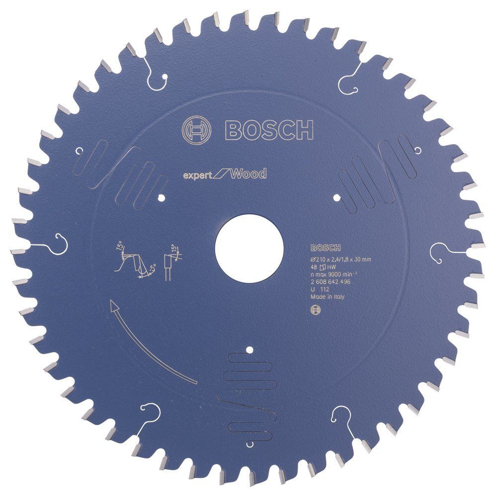 Bosch EXW Daire Test. Bıç. 210*30 mm 48 D G