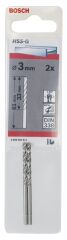 Bosch HSS-G Metal Matkap Ucu 3*61 mm 2'li