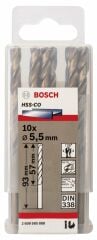 Bosch HSS-Co Metal Matkap Ucu 5,5*93 mm 10'lu