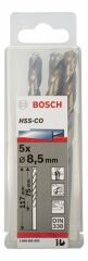 Bosch HSS-Co Metal Matkap Ucu 8,5*117 mm 5'li