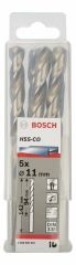 Bosch HSS-Co Metal Matkap Ucu 11*142 mm 5'li