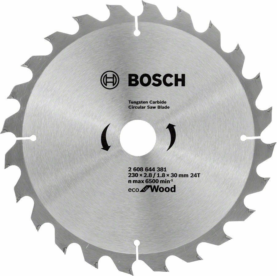 Bosch ECOW Daire Test. Bıç. 230*30 mm 24 D E