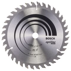 Bosch OPW Daire Test. Bıç. 184*16 mm 36 D E
