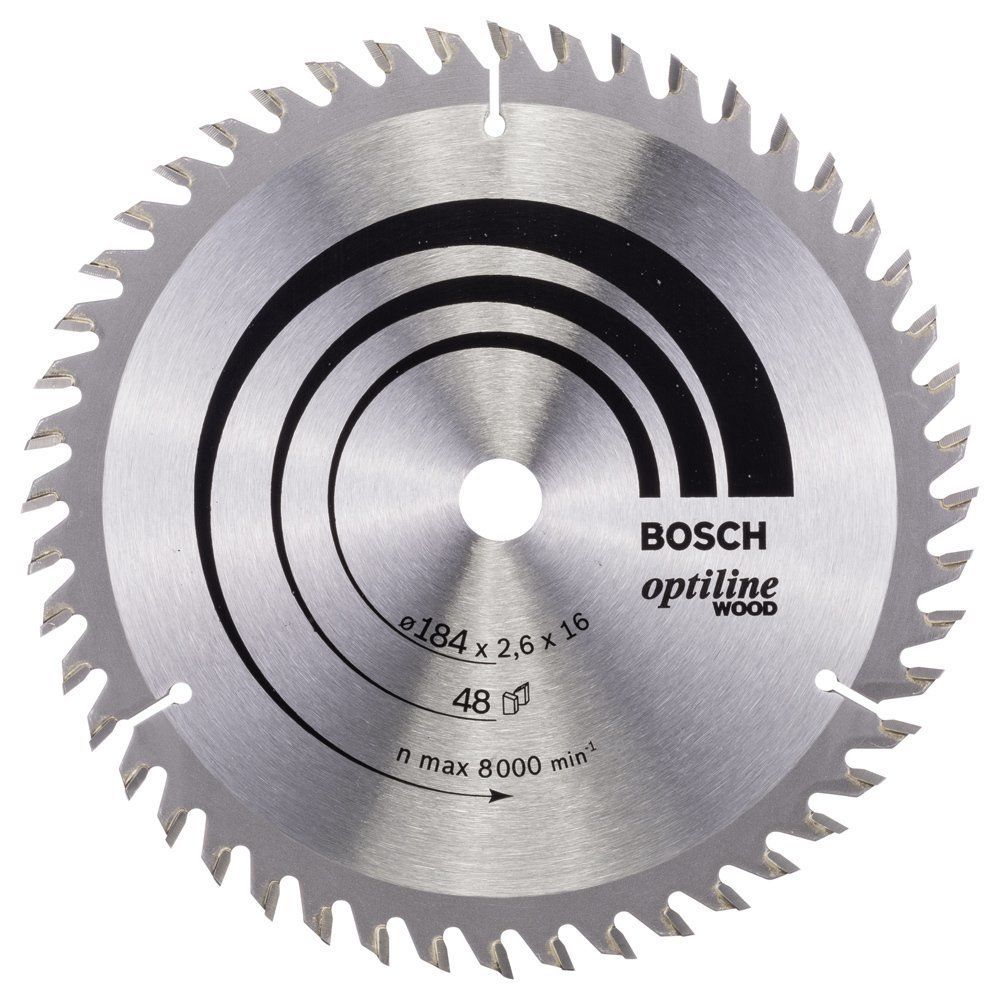 Bosch OPW Daire Test. Bıç. 184*16 mm 48 D E