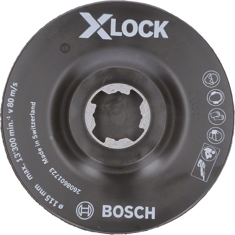 Bosch X-LOCK SCM Merkez Delikli Taban 115 mm