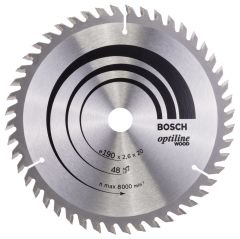 Bosch OPW Daire Test. Bıç. 190*20/16 mm 48 D E