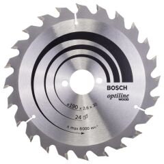 Bosch OPW Daire Test. Bıç. 190*30 mm 24 D E