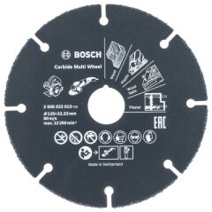 Bosch - Carbide Multi Wheel 125 mm (Çok Amaçlı Kesici)