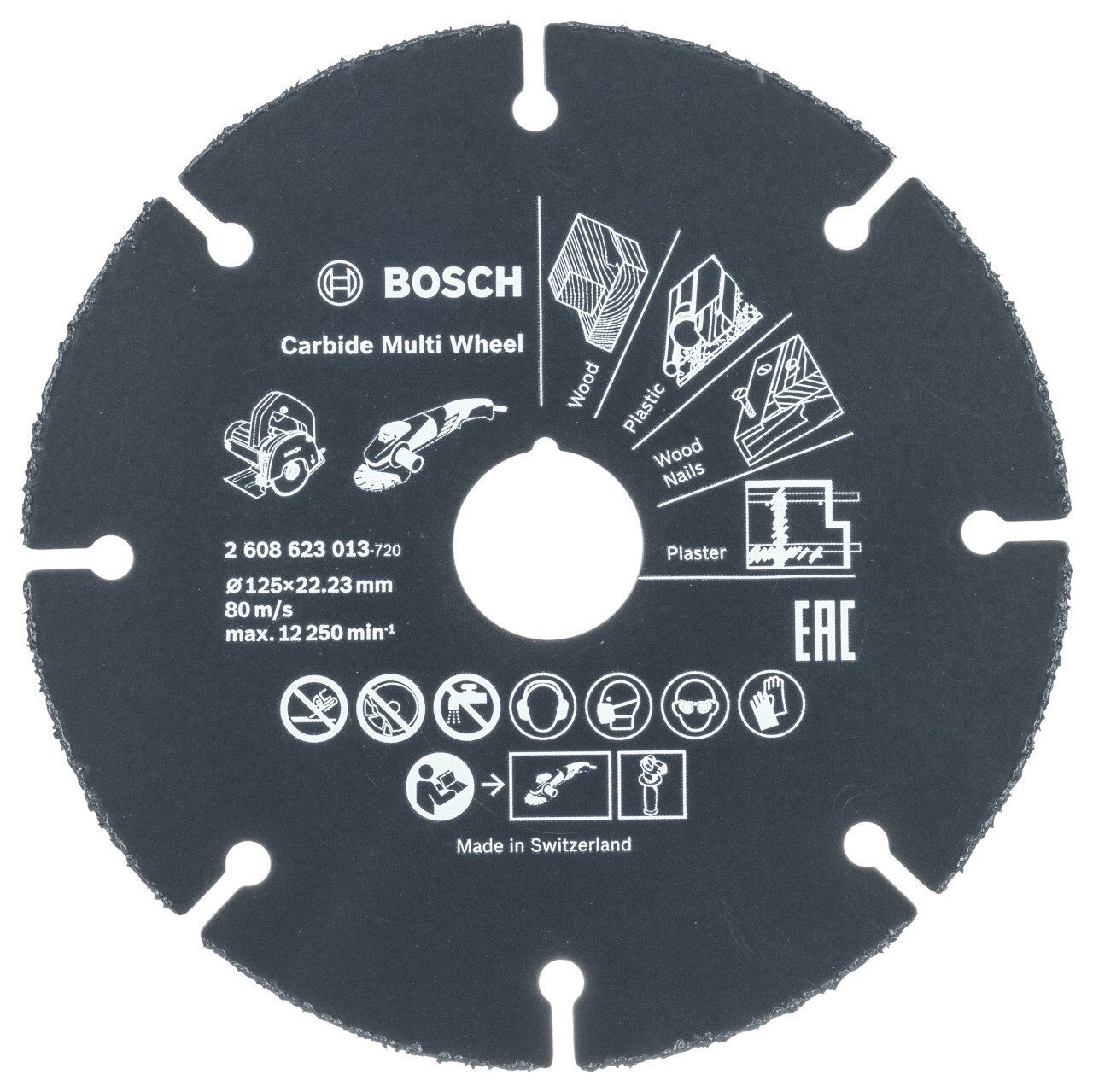 Bosch - Carbide Multi Wheel 125 mm (Çok Amaçlı Kesici)