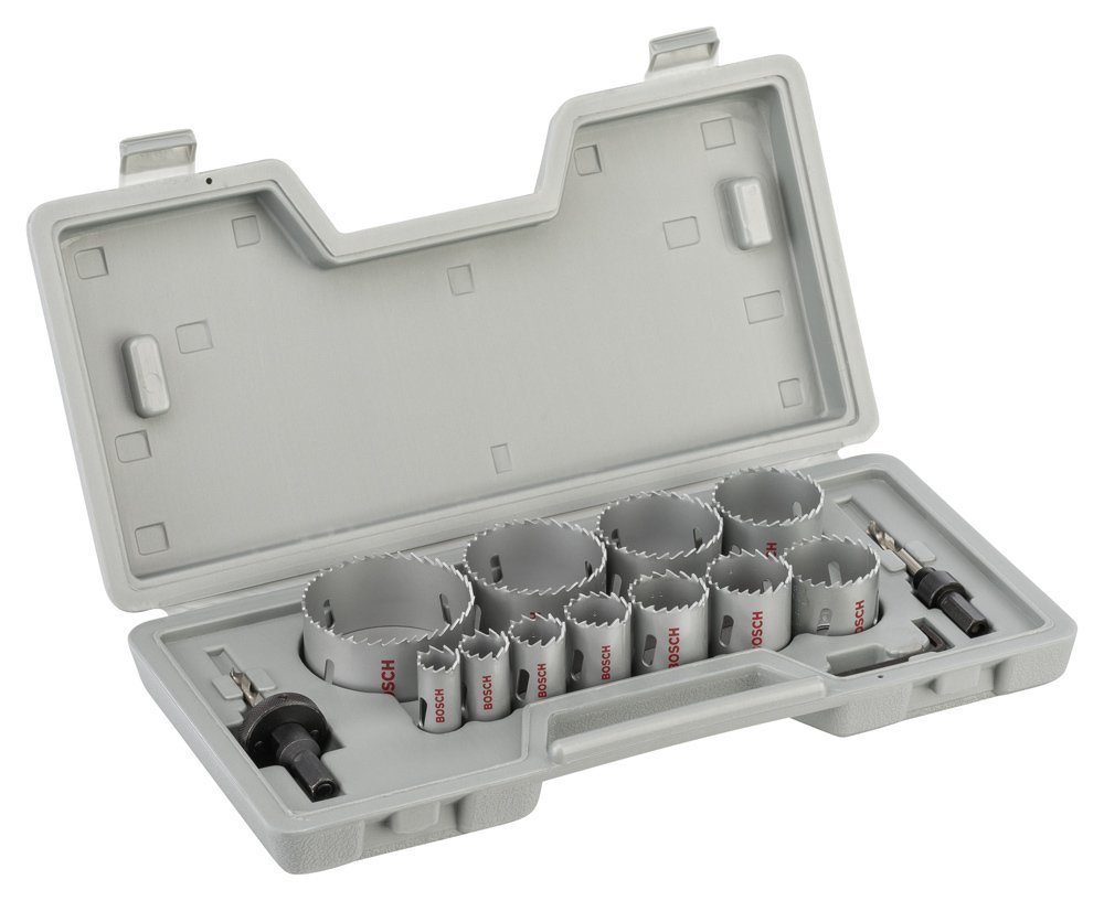 Bosch - Bi-Metal Delik Açma Testeresi (Panç) Seti 14 Parçalı Ø 19-22-25-29-35-38-44-51-57-64-76 mm