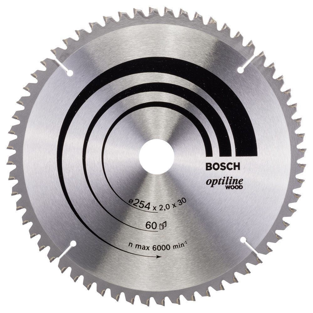 Bosch OPW Daire Test. Bıç. 254*30 mm 60 D G