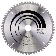 Bosch OPW Daire Test. Bıç. 254*30 mm 60 D G