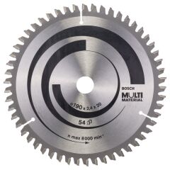 Bosch MM Daire Test. Bıç. 190*20/16 mm 54 D E