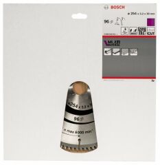 BOSCH 254*30 mm 96 Diş Çoklu Malzeme için Daire Testere Bıçağı Standard Seri