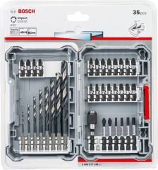 Bosch ImpactC Vidalama/Delme(HSS) Uç Seti 35li