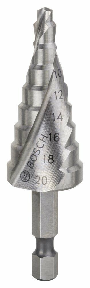 Bosch HSS 9 Kademeli Matkap Ucu HEX 4-20mm