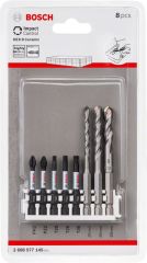 Bosch - Impact Control Serisi HEX-9 Ceramic/PowerBit 8'li Set