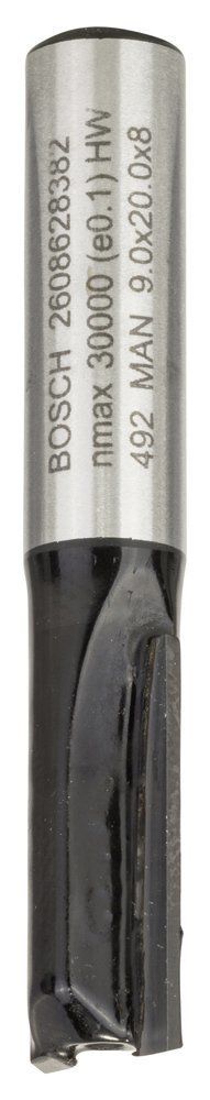 Bosch SDW Çift Oluklu Düz Freze Ucu 8*9*51 mm